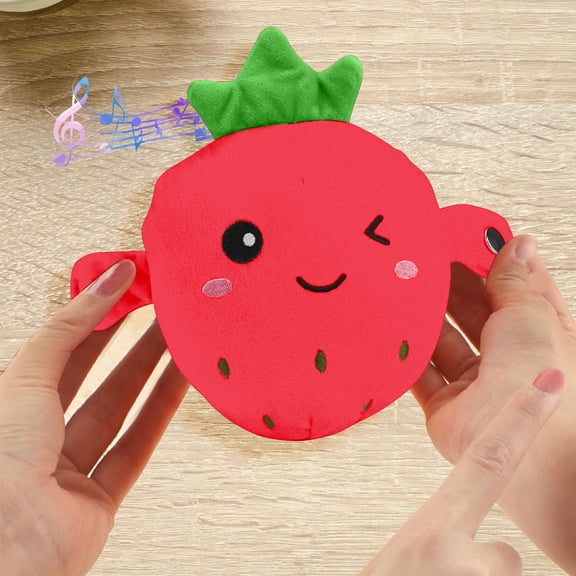 Secfreeship Fruit Sensor Beat Piano, Parent-Child Interactive Musical Doll, Multi-Functional Sensory Toy for Family Bonding Creative Gift Idea