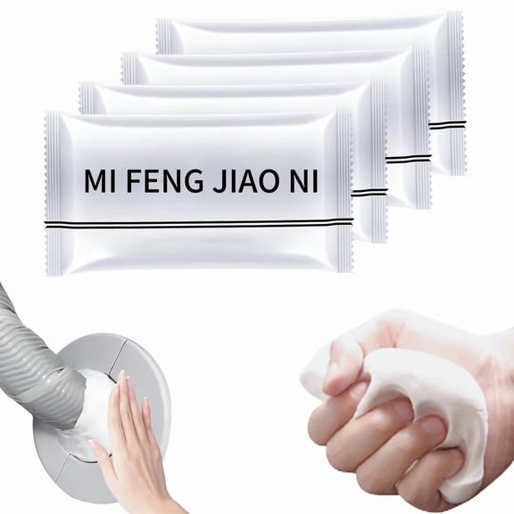 Secfreeship Moldable Waterproof Sealant Mastic Fast Curing Repair Mud for Wall & Air Conditioner Hole Sealing