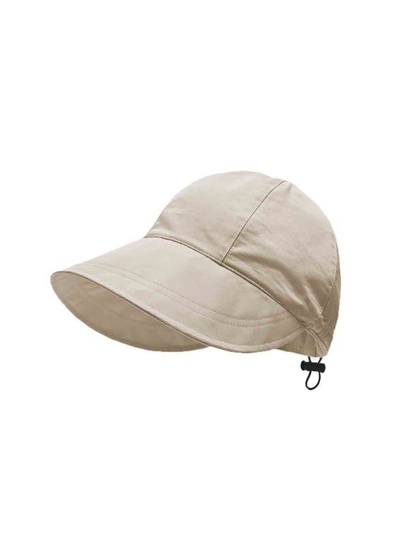 Quick-Dry Sun Hat with Adjustable Drawstring, Lightweight Rip-Stop Terylene Foldable Cap, Wide Brim Outdoor UV Protection Hat for Travel Hiking Camping Sports