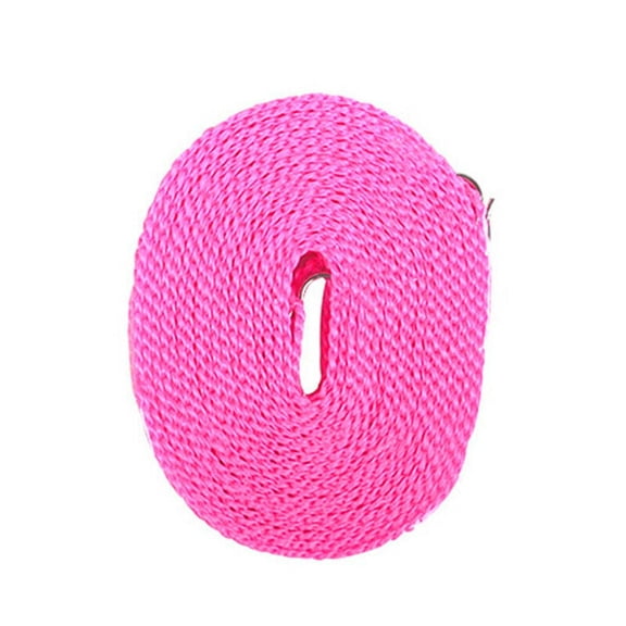 Secfreeship Windproof Clothesline 3m Pink Polyethylene for Indoor Outdoor Laundry Use