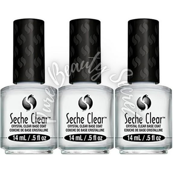 Seche Clear Base Coat 0.5 fl oz x 3