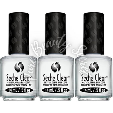 Seche Clear Base Coat 0.5 fl oz x 3