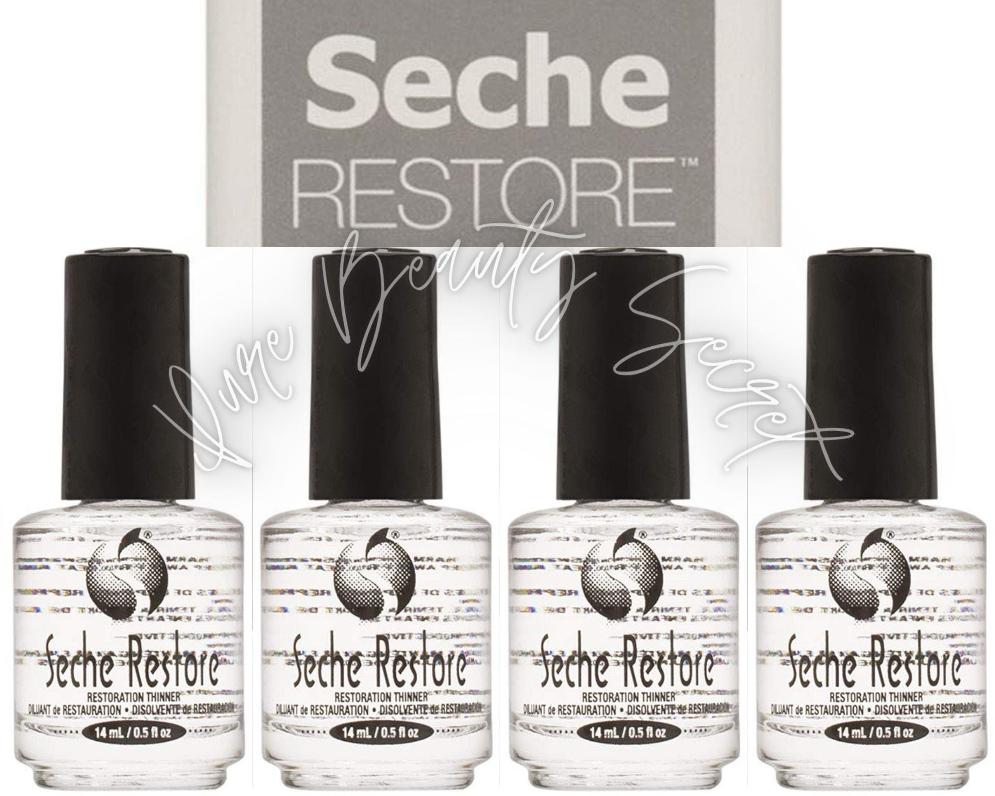 Seche Restore Restoration Thinner 0.5 fl oz x 4