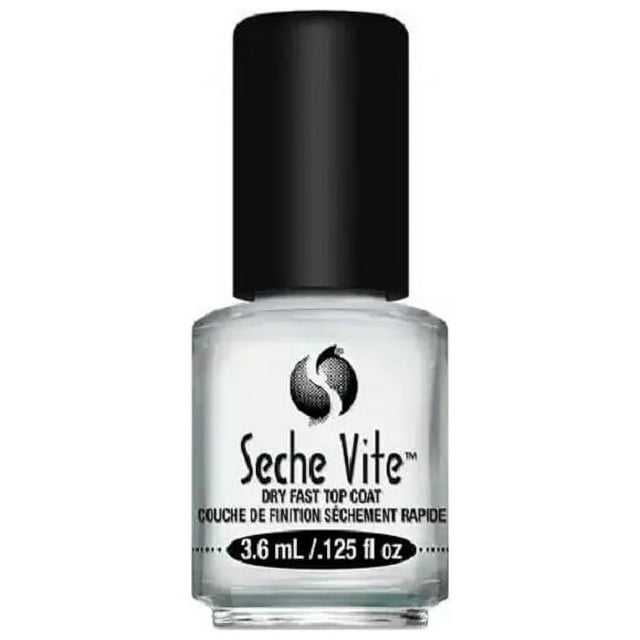 Seche Vite Dry Fast Nail Polish Top Coat 0.125 oz (3 pack)