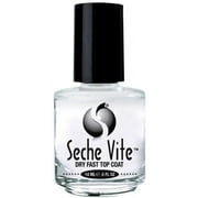 Seche Vite Dry Fast Top Coat, 0.5 oz (Pack of 2)