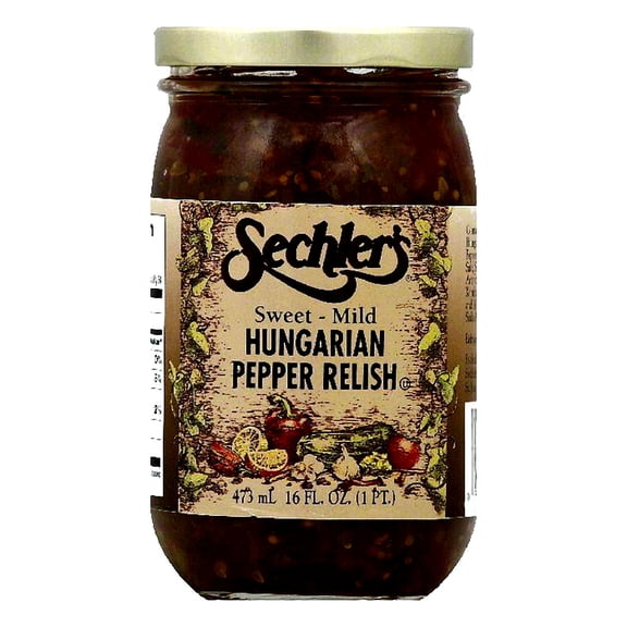 SECHLERS, RELISH HUNGARIAN, 16 OZ, (Pack of 6)