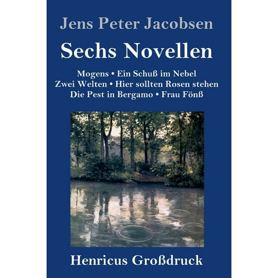Sechs Novellen Grodruck German Edition Hardcover 3847835106 9783847835103 Jens Peter Jacobsen