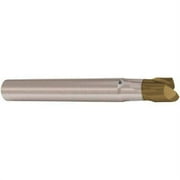 Seco 6mm Diam 4 Flute Single End Solid Carbide 0.5mm Corner Radius End Mill HXT, 50mm OAL, 6mm LOC, 6mm Shank Diam, 28  Helix, RH Cut, RH Flute, 12mm Extended Reach