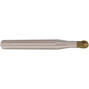 Seco 6mm Diam, 6mm LOC, 2 Flute Solid Carbide Ball End Mill HXT Finish, Single End, 75mm OAL, 8mm Shank Diam, Spiral Flute