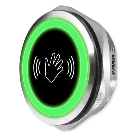 Seco-Larm CS-PD438-PQ Enforcer Touchless Infrared Proximity Sensor, Stainless Steel, 38mm