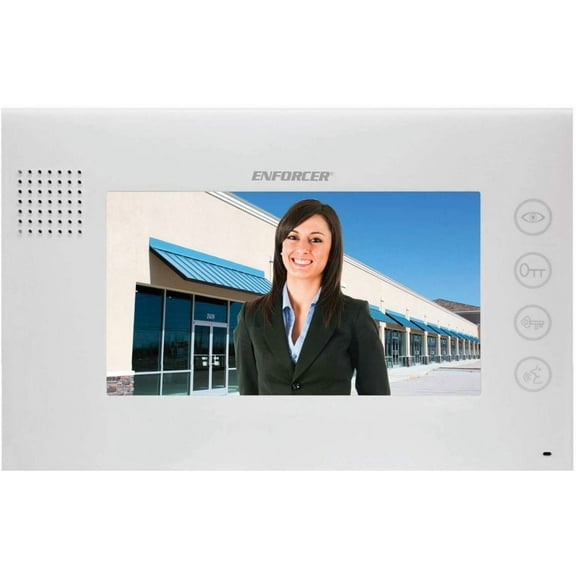 Seco-Larm DP-264-M7Q ENFORCER Additional Hands-Free Monitor, For use with DP-264-1C7Q, 7" Color TFT Screen, 5 Seconds Relock Relay, Built-in Microphone and Speaker, Soft-touch Button Operation
