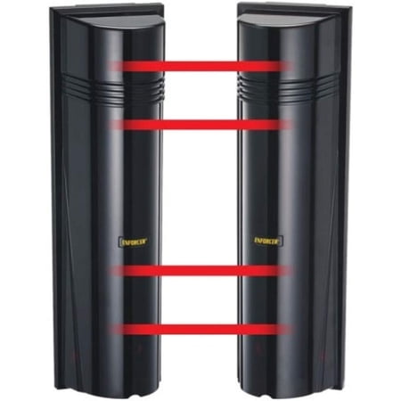 Seco-Larm E-964-Q660Q Multi-Frequency Quad Photobeam Detector with Laser Beam Alignment, Indoor or Outdoor Use, Up to 660ft (200m) Outdoor and 1,320ft (400m) Indoors Range, 12~24 VAC/VDC
