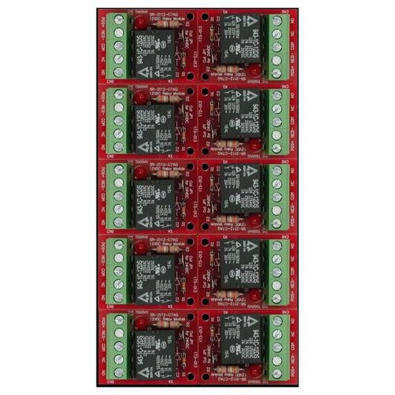 Seco-Larm Enforcer Relay Module (10 Pack Breakaway) (SR-2112-C7AQ/10)