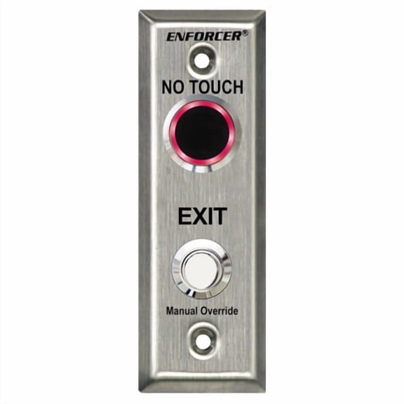 Seco-Larm Enforcer Slimline No Touch Request-to-Exit Plate, Outdoor (SD-9163-KSVQ)