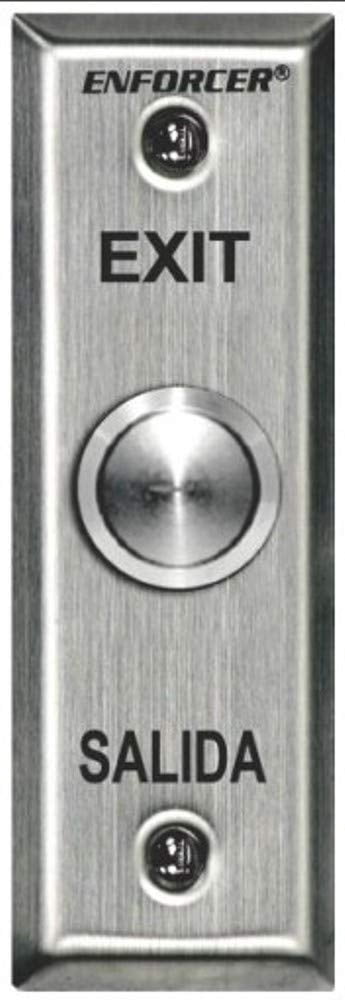 Slimline Rte Switch Seco-Larm SD-7104SGEX1Q Enforcer Vandal-Resistant RTE Slimline Wall ...