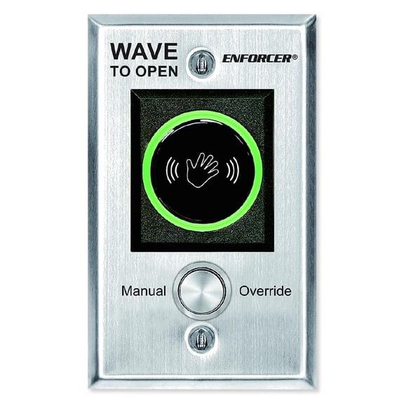 Seco-Larm SD-927PKC-NEVQ Enforcer Wave-to-Open Sensor with Manual Override Button