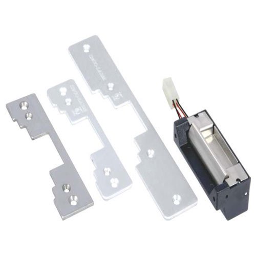 Seco-Larm Enforcer SD-996C-NUQ Universal Electric Door Strike with 3 Faceplates, Fail-Safe/Fail-Secure, Dual Voltage 12/24 VDC