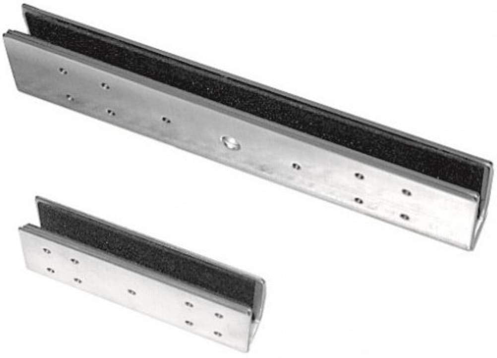 Seco-Larm SD-997UB-AQ U-Bracket Kit For Glass Doors For use with SD-997B-GBQ Fail-Safe Electric Deadbolt, Mounts the Deadbolt and Strike Plate On Glass Doors