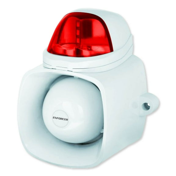 Seco-Larm SH-816S-SMQ/R Enforcer 4-in-1 Multi-Purpose Siren/Strobe, Red