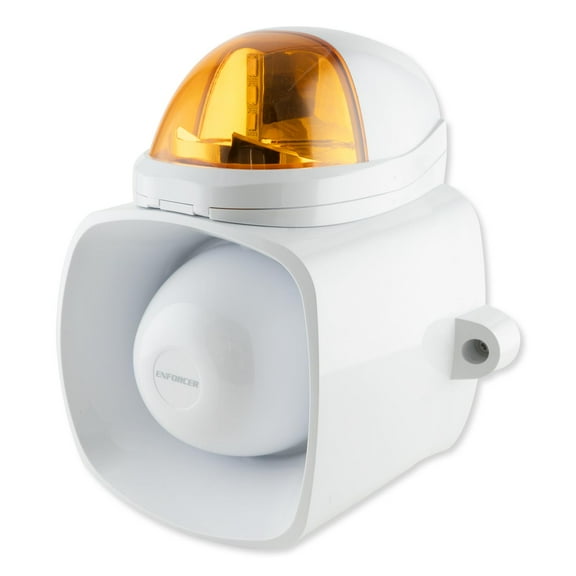 Seco-Larm SH-816S-SQ/A Enforcer Siren/Strobe with Audio Input, Amber