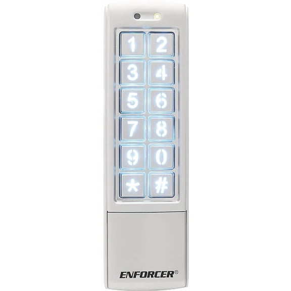 Seco-Larm SK-2323-SDQ Weatherproof Digital Access Keypads, Mullion-Style, 1010 User Codes, Dual 1A Form C Relays, Weather-Resistant, 2 Multi-Colored Status LEDs, Optical Tamper Sensor