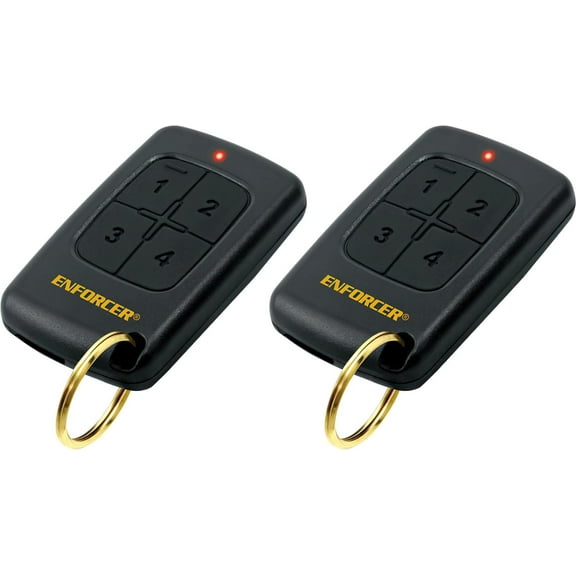 Seco-Larm SK-919T4-GNQ Enforcer Pendant RF Transmitters (Pack of 2); 4-Buttons, 15-Channels; Over 68 billion possible codes; Operates up to 500ft; Anti-scan protection; IP66 Weatherproof