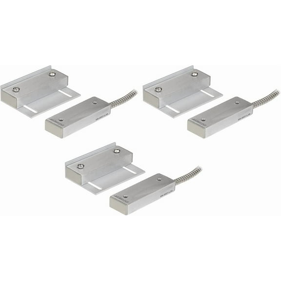 Seco-Larm SM-4601-L3Q Industrial Wide-Gap Magnetic Contact Switches (Pack of 3), 3" (76mm) Operation Gap NO/NC, Open/Closed Loop (3 Wires), 36" (91cm) Wire Leads