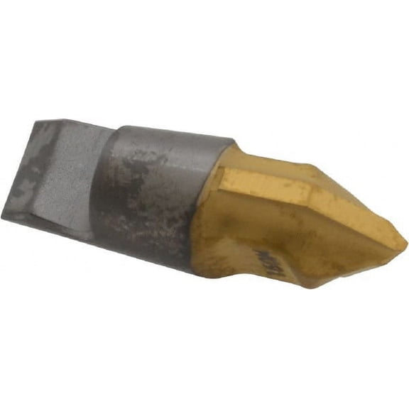 Seco MM10 M03 Grade T60M Carbide Center Drill Milling Tip Insert TiAlN/TiN Finish, 2 Flutes, 0.394" Cutting Diam, 0.197" Depth of Cut, 0.465" Extension, 0.217" Cnr Rad