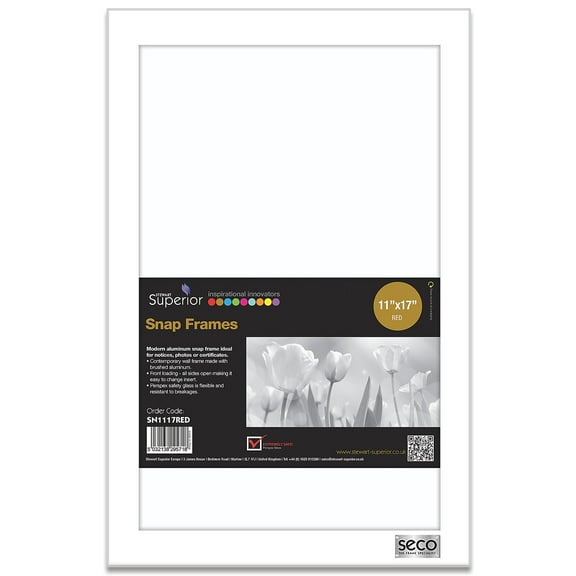 Seco Snap Frame 11" x 17" White (SN1117)
