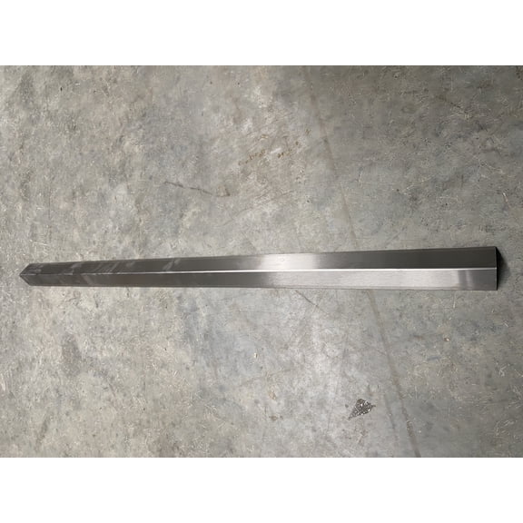 Second Choice- 20 Gauge 304 Stainless Steel Corner Guard Angle 2" x 2" x 48"-16600124