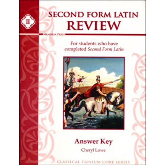 Second Form Latin Review Answer Key