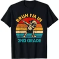 thumbnail image 1 of Second Grade Dabbing Boy Bruh I'M In 2Nd Grade Student Gift T-Shirt Unisex S-5XL Hot Trending Shirt, Vintage Birthday Gift, 1 of 3