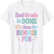 Second Grade Is Done Time For Summer Fun Last Day Of School T-Shirt All Size S-5XL