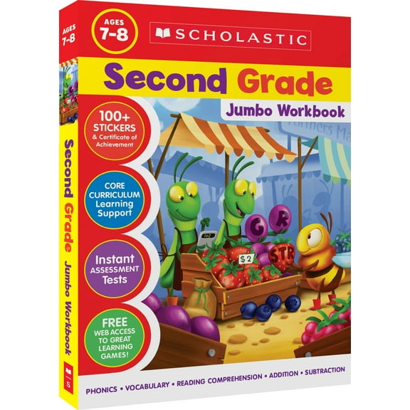 Scholastic Second Grade Jumbo Workbook