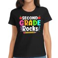 thumbnail image 1 of Second Grade Rocks T-shirt 2nd Grade Teacher Back To School T-Shirt, 1 of 5