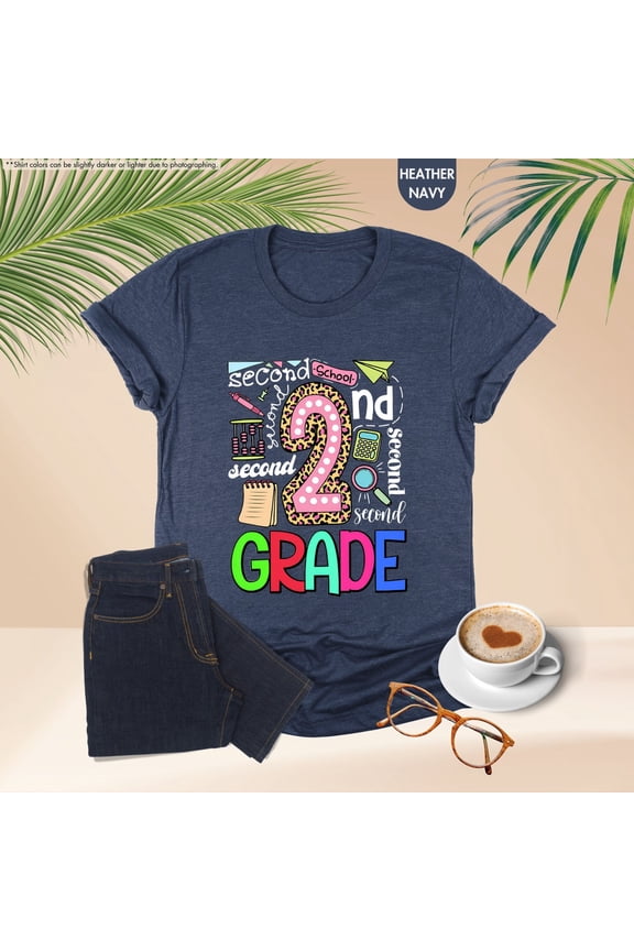 Second Grade Shirt, Second Grade Teacher Shirt, 2nd Grade Shirt, Back To School Shirt, 2nd Grade Teacher Tshirt, Teacher Gift, School Shirt All Size S-5Xl