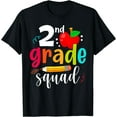 thumbnail image 1 of Second Grade Squad Funny Back To School 2nd Graders Teachers T-Shirt Black Small, 1 of 4
