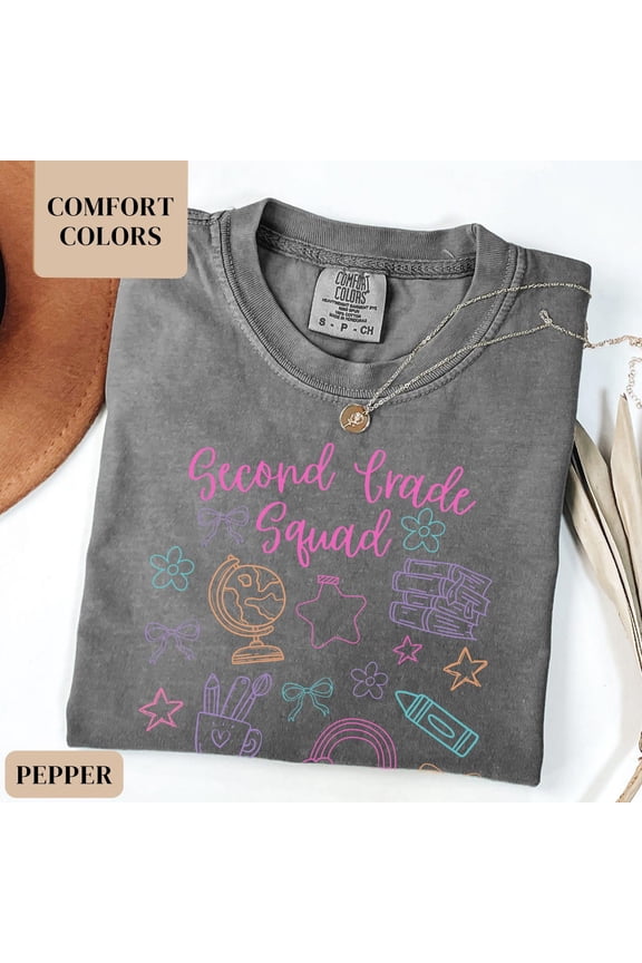 Second Grade Teacher 2Nd Team Grade Level New Back To School Version Twenty-Two T-Shirt