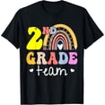 thumbnail image 1 of Second Grade Team Retro Groovy Vintage First Day Of School T-Shirt Black 4X-Large, 1 of 4