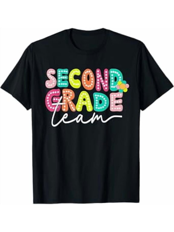 Second Grade Team Teacher Back To School 2nd Grade Squad T-Shirt