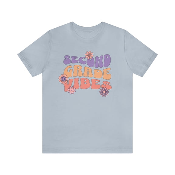 Second Grade Vibes 2nd Grade Team Retro 1st Day of School Shirt