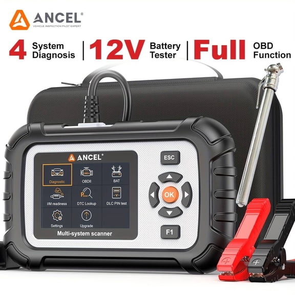 [Second Hand] ANCEL AD710+Tire Pressure Gauge ABS SRS Pro OBD2 Scanner