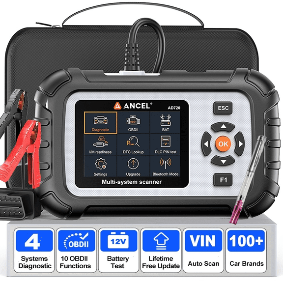 [Second Hand] ANCEL AD720+Ignition Tester (uncharged) OBD2 Scanner Diagnostic Tool