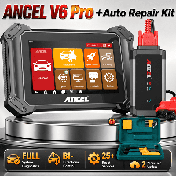 [Second Hand] ANCEL All System Bidirectional OBD2 Scanner Diagnostic+Auto Repair Kit
