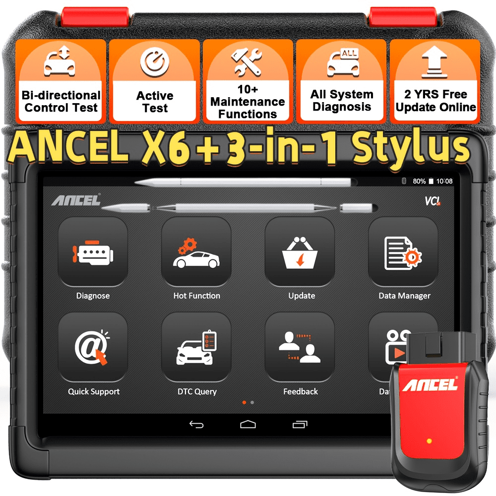 [Second Hand] ANCEL Automotive Bi-directional OBD2 Scanner w/ 3-IN-1 S/t/y/l/u/s