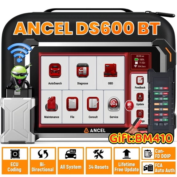 [Second Hand] ANCEL Bidirectional OBD2 Scanner+Gift:BM410
