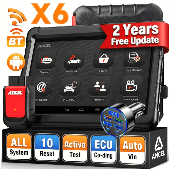[Second Hand]ANCEL Bluetooth  OBD2 ScannerFull System Diagnostic Tool