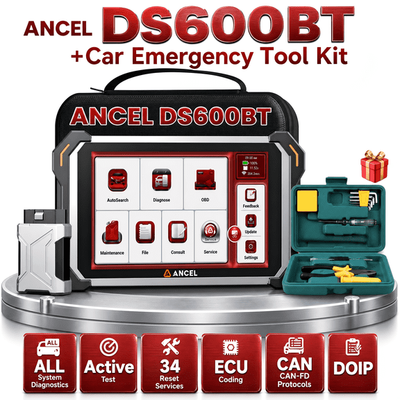 [Second Hand] ANCEL+Car Emergency Tool Kit (Car Emergency Tool Kit No Wireless Functionality) OBD2 Scanner