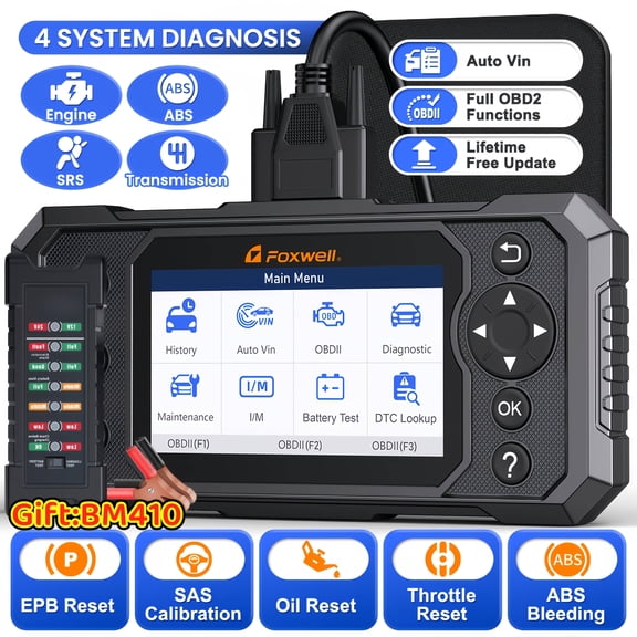 [Second Hand] ANCEL Car Full OBD2 Scanner w/ Gift: BM410