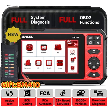 [Second Hand] ANCEL DS300 OBD2 Scanner w/ Gift:BM410